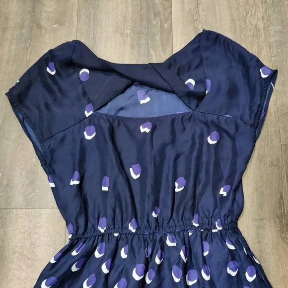 Urban Outfitters Cooperative Navy Printed Dress - Picture 5 of 5